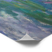 2692 – クロードモネ – 《植物》スイレン ポスター (角)