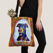 269 – ドバーマンラブトートバッグ トートバッグ (クローズアップ)