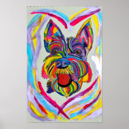 269 - Schnauzer Love Poster ポスター