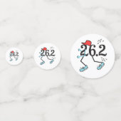 26.おもしろい2マラソンランナー コンフェッティ (正面)