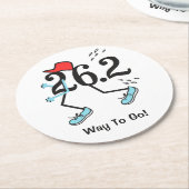 26.おもしろい2マラソン走者への道 ラウンドペーパーコースター (アングル)