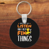 26.アヒル好きのゴムアヒル キーホルダー (正面)