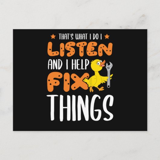 26.アヒル好きのゴムアヒル 案内ポストカード (正面)