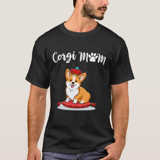 26 コーギーママ コーギー Tシャツ (正面)