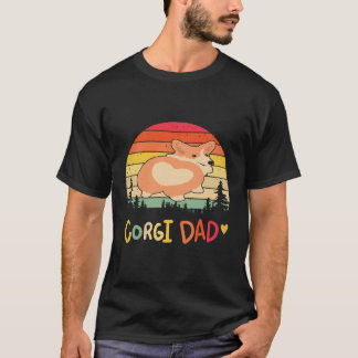 26 コーギー お父さん コーギー Tシャツ