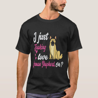 26 ジャーマンシェパード大好きですOK ジャーマン Tシャツ