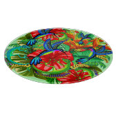 26.トカゲとハミングバード カッティングボード (角)