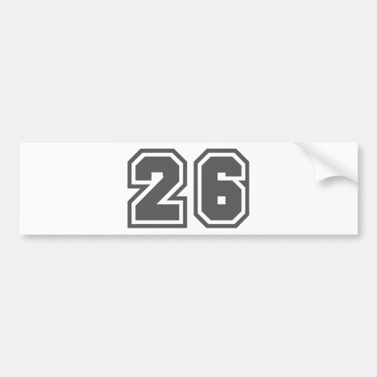 26 バンパーステッカー (正面)