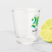 26.パーソナライズされた2マラソ走ン文字 ショットグラス (左)