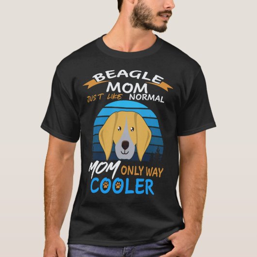 26 ビーグルマザークーラー ビーグル Tシャツ (正面)
