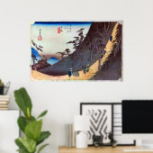 26.日坂宿、広重日坂宿、広重、浮世絵 ポスター (ホームオフィス)