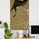 26.芦雁図,若冲野生ガチョウ(若冲)日本美術 ポスター (ホームオフィス)