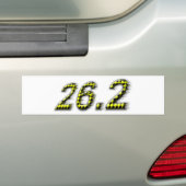 26.2ちょうど維持することを試みて下さい! バンパーステッカー (車上)
