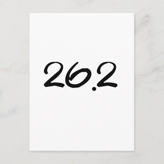26.2はがき ポストカード (正面)