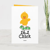 26.2シックなグリーティングカード カード (裏面)