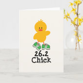 26.2シックなグリーティングカード カード (黄色い花)