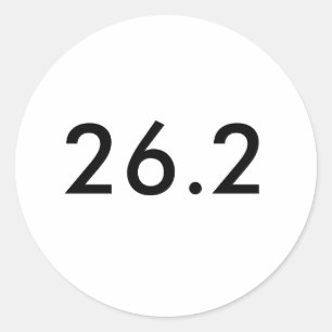 26.2ステッカー ラウンドシール