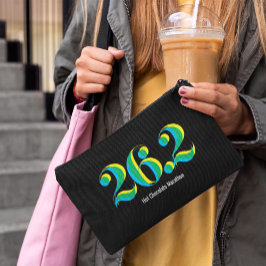 26.2パーソナライズされたマラソ走ン文字ブはっきりしたラック アクセサリーポーチ