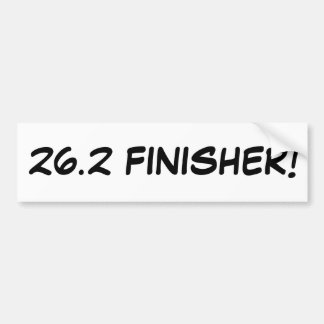 26.2フィニッシャー! バンパーステッカー