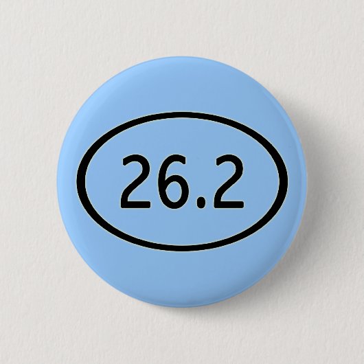 26.2マイルのボタン 缶バッジ (正面)
