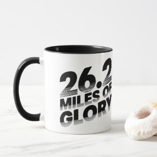 26.2マイルマラソン走マラソン マグカップ