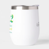 26.2マパーソナライズされたラトン走の距離緑 (左面)