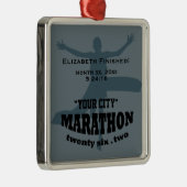 26.2マラソンのオーナメント メタルオーナメント (右)