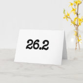 26.2マラソンの定義 カード (黄色い花)