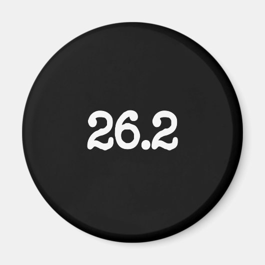 26.2マラソンの定義 マグネット (正面)