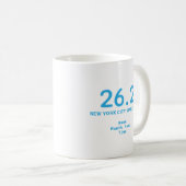26.2マラソンランナーブパーソナライズされたルー コーヒーマグカップ (正面右)