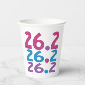 26.2マラソンランナー - マラソンランナー テーマ 紙コップ (正面)