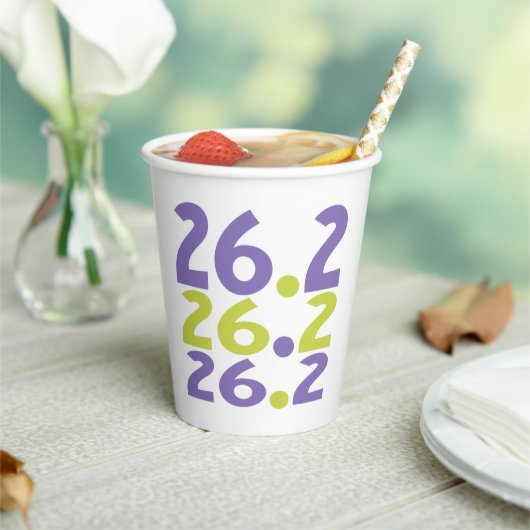 26.2マラソンランナー 紙コップ (インサイチュ)