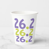 26.2マラソンランナー 紙コップ (正面)