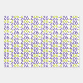 26.2マラソン走紙 ラッピングペーパーシート (正面2)