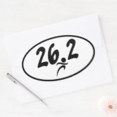 26.2マラソン 楕円形シール (封筒)