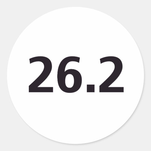 26.2円 ラウンドシール (正面)