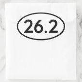 26.2楕円ステッカー 楕円形シール (バッグ)