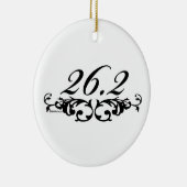 26.2花柄 セラミックオーナメント (右)