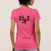 26.2連続したマラソン Tシャツ (裏面)