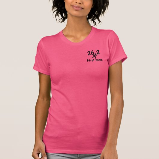 26.2連続したマラソン Tシャツ (正面)