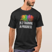 26 2進行中のトレーニングWマラソン Tシャツ (正面)
