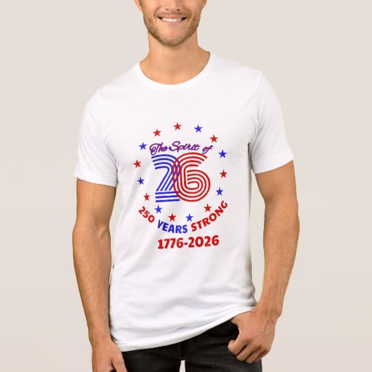26:250年の精神 トライブレンドＴシャツ (正面)