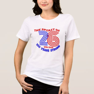 26:250年の精神 トライブレンドTシャツ