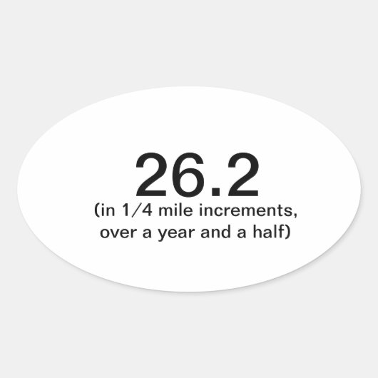 26.2、一度に少し 楕円形シール (正面)