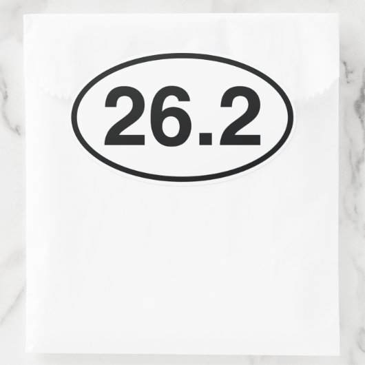 26.2 楕円形シール (バッグ)