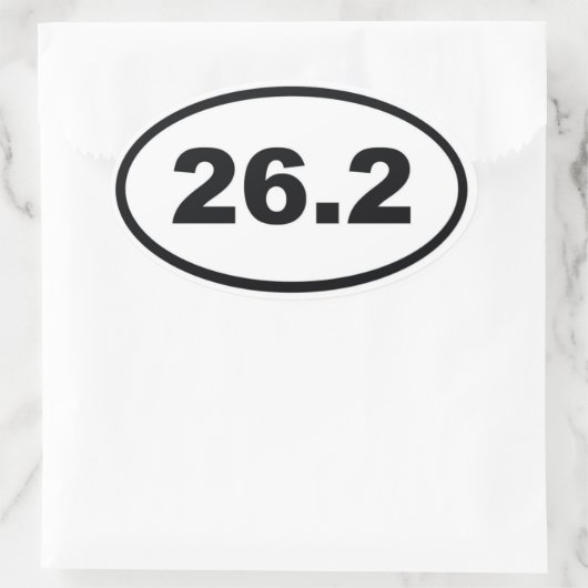 26.2 楕円形シール (バッグ)