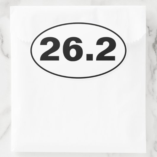 26.2 楕円形シール (バッグ)