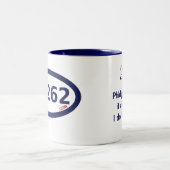 26.2: Phidippidesはそれをし、死にました。 私はおもしろいのためのそれをします ツートーンマグカップ (中央)