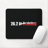 26.2 Training 芸術的 Marathonのランニング マウスパッド (マウス)