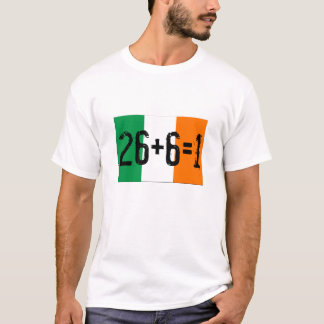 26+6=1は統一します Tシャツ